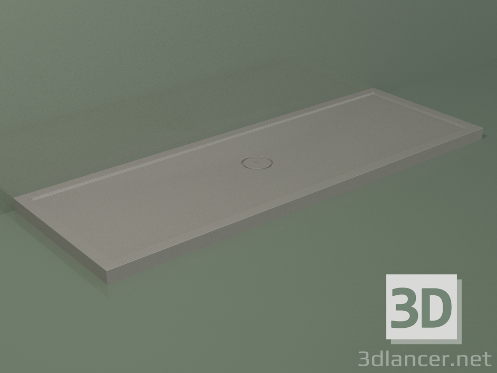 modello 3D Piatto doccia Medio (30UM0115, Clay C37, 200x70 cm) - anteprima