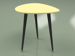 Приставний столик Крапля (жовта охра)