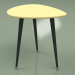 3d модель Приставний столик Крапля (жовта охра) – превью
