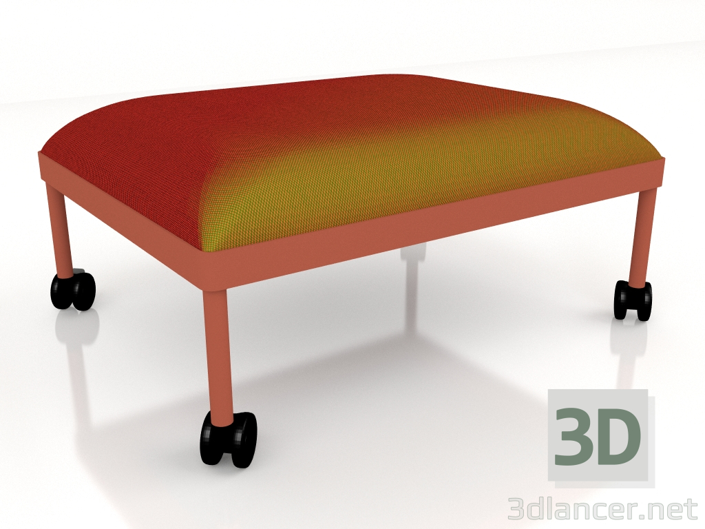 3 डी मॉडल पाउफ स्टिल्ट (कैस्टर के साथ) SIS4 - पूर्वावलोकन