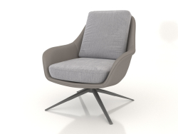 Кресло Form (серый-коричневый)