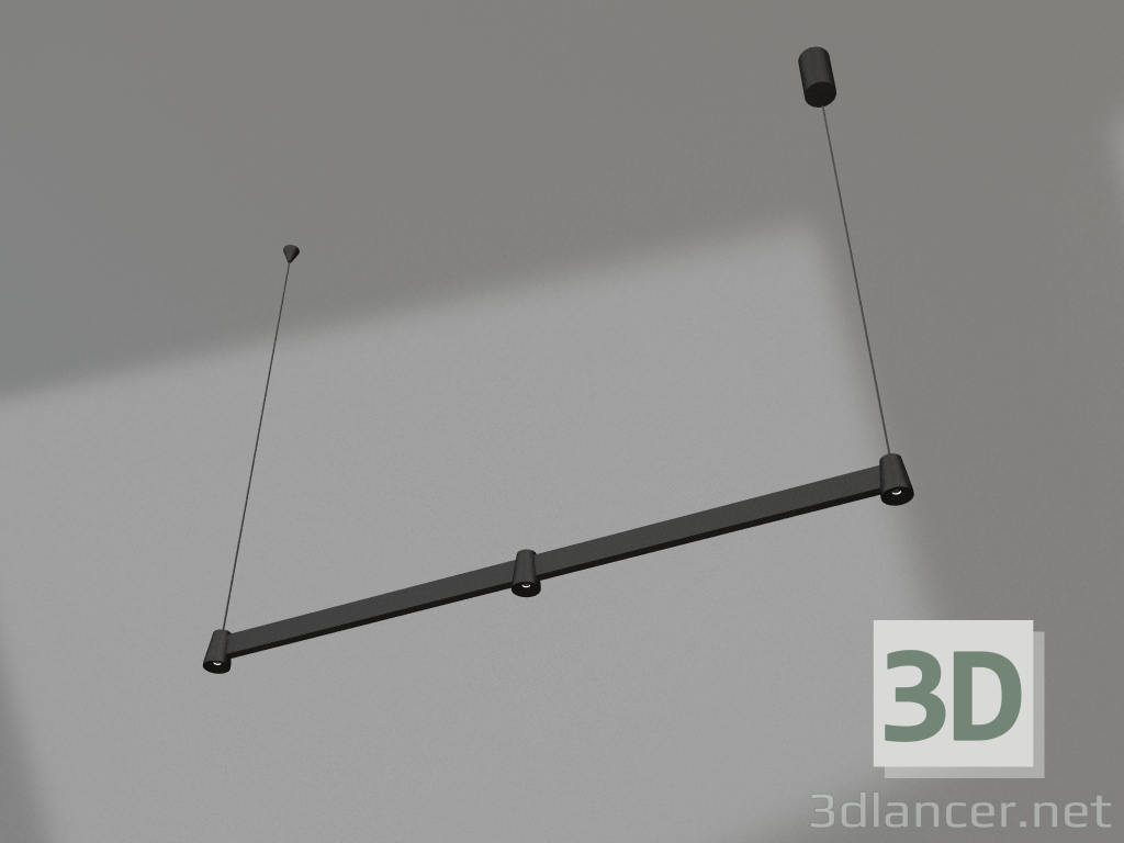 3D Modell Lampe SP-ELIZEO-S1000-16W Day4000 (BK, 35 Grad, 230V) - Vorschau