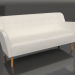 3d модель Інгрід прямий диван 3-місний – превью