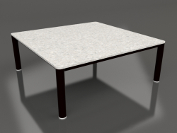 Coffee table 94×94 (Black, DEKTON Sirocco)