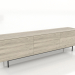 3d model TV cabinet 4 1800 mm (lightened oak) - preview