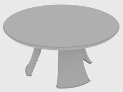 डाइनिंग टेबल डैमिन टेबल रोड (d160XH75)