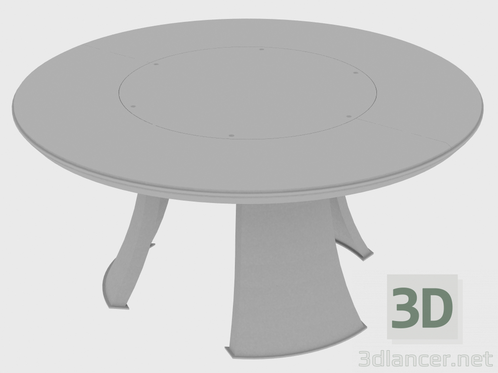 3 डी मॉडल डाइनिंग टेबल डैमिन टेबल रोड (d160XH75) - पूर्वावलोकन