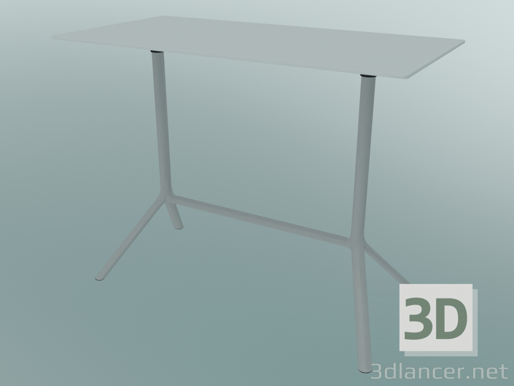 3D Modell Tisch MIURA (9586-71 (70x140cm), H 103cm, weiß, weiß) - Vorschau