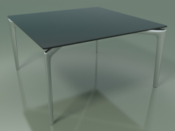 Square table 6703 (H 42.5 - 77x77 cm, Smoked glass, LU1)