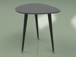 Приставной столик Капля (темно-серый)