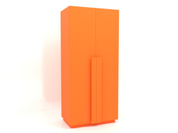 Wardrobe MW 04 paint (option 3, 1000x650x2200, luminous bright orange)