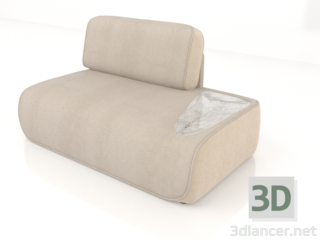 modèle 3D Canapé modulable (ST733) - preview