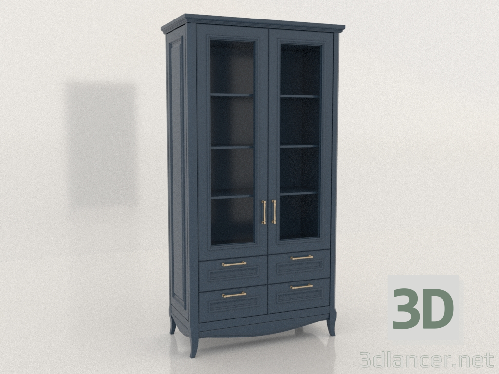 3d model Two-door showcase cabinet 2 (Ruta) - preview