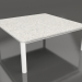 modello 3D Tavolino 94×94 (Bianco, DEKTON Sirocco) - anteprima