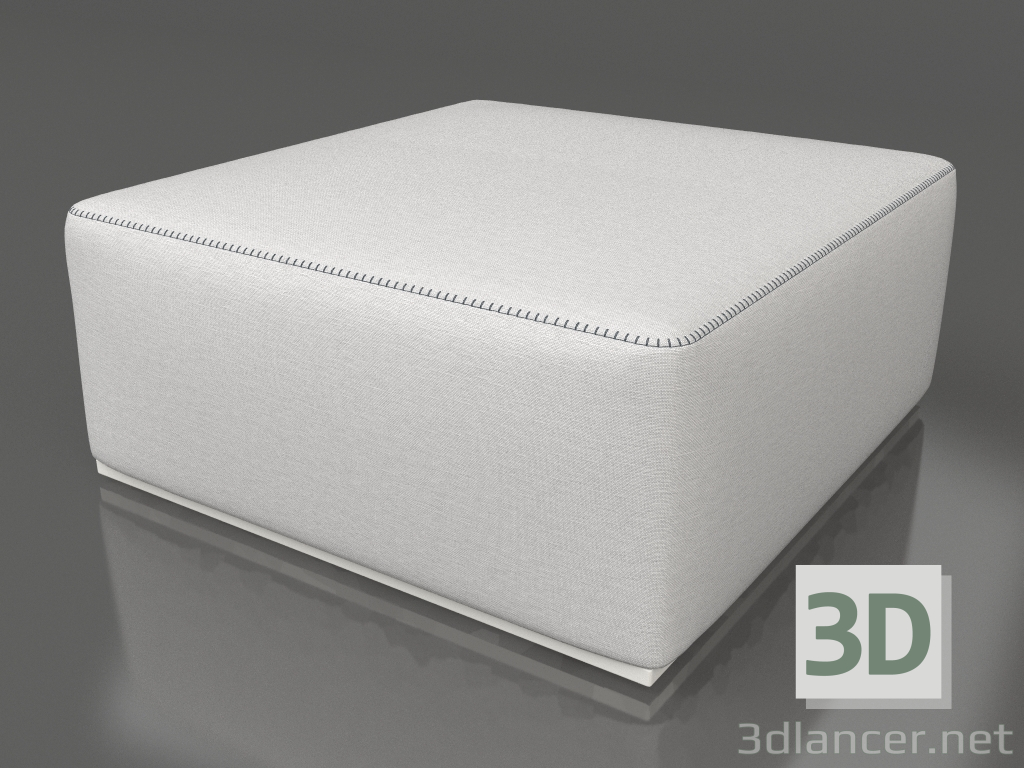 3d model Sofa module, pouf (Agate gray) - preview