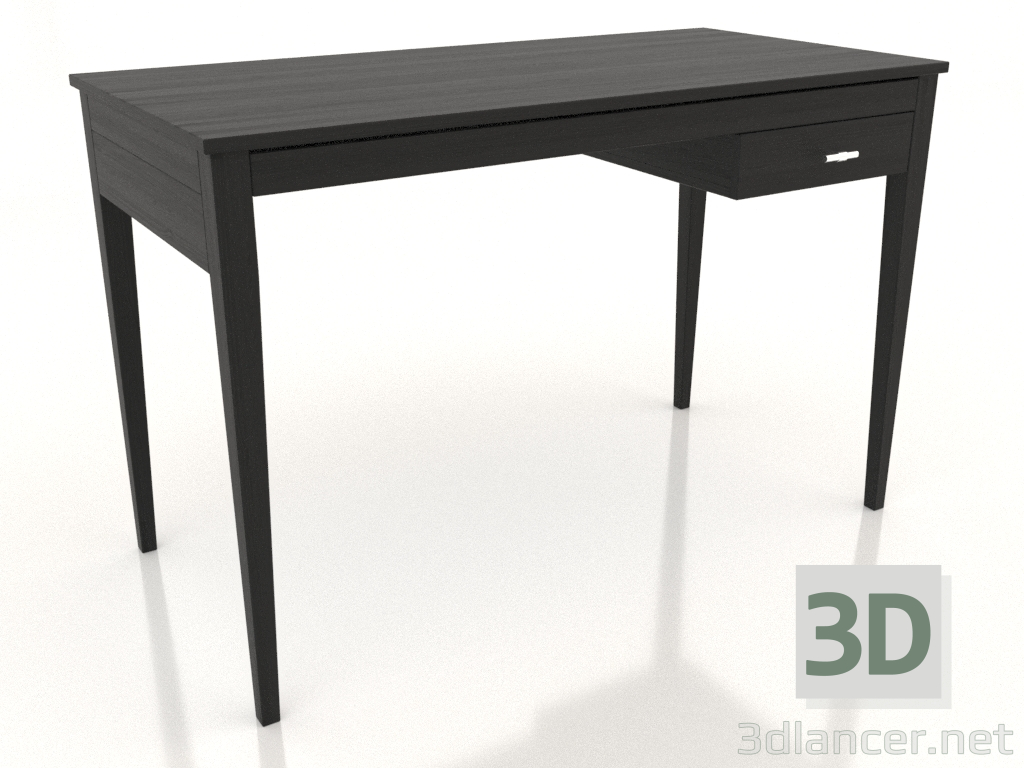 modello 3D Scrivania 3 1200x600 mm (nero RAL 9005) - anteprima