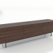3D Modell TV-Schrank 4 1800 mm (Nussbaum dunkel) - Vorschau