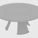 3D Modell Esstisch DAMIEN TABLE ROUND (d180XH75) - Vorschau