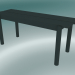modello 3D Panchina lineare in acciaio (110 cm, verde scuro) - anteprima