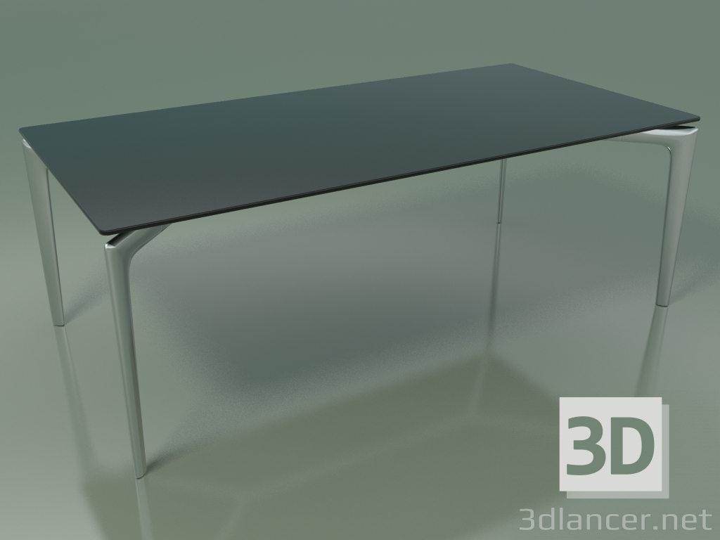 3d model Rectangular table 6702 (H 42.5 - 120x60 cm, Smoked glass, LU1) - preview