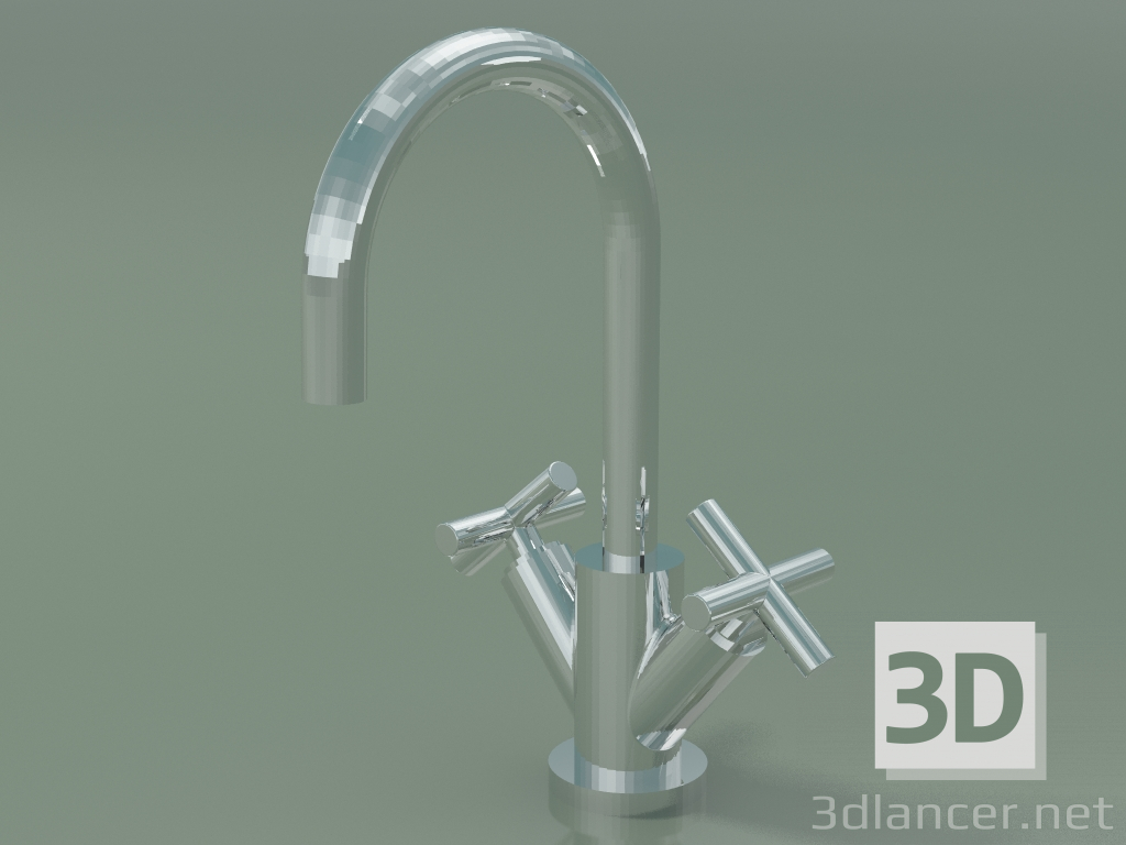 3d model Mixer with two handles (22 512 892-000010) - preview