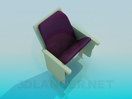 3d модель Складное кресло – превью 3d модель Складное кресло – превью