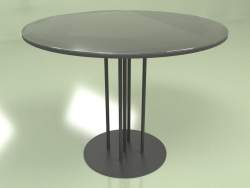 Dining table round 4P (glossy)