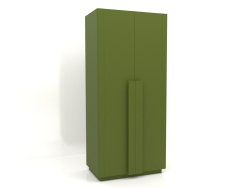 Kleiderschrank MW 04 Lack (Option 3, 1000x650x2200, grün)