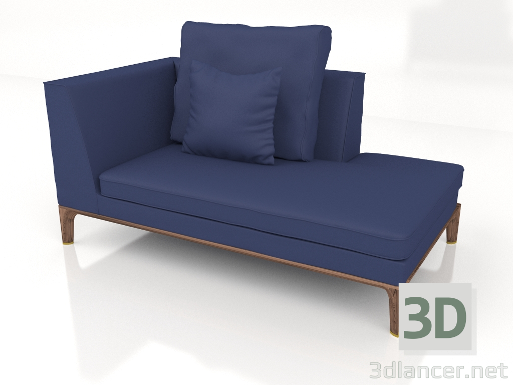 modèle 3D Transat DG 176 chaise longue LH - preview
