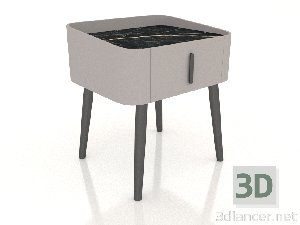 modèle 3D Table de chevet Romarin - preview