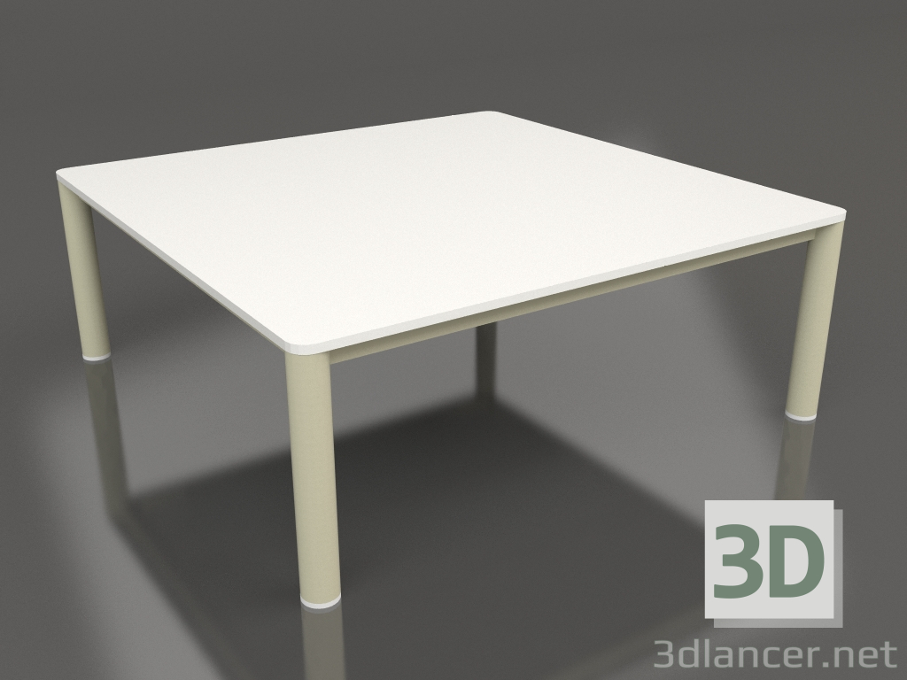 3d model Coffee table 94×94 (Gold, DEKTON Zenith) - preview