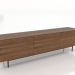 3d model Mueble TV 4 1800 mm (nogal claro) - vista previa