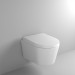 3D modeli Askıya alınan tuvalet bide - önizleme