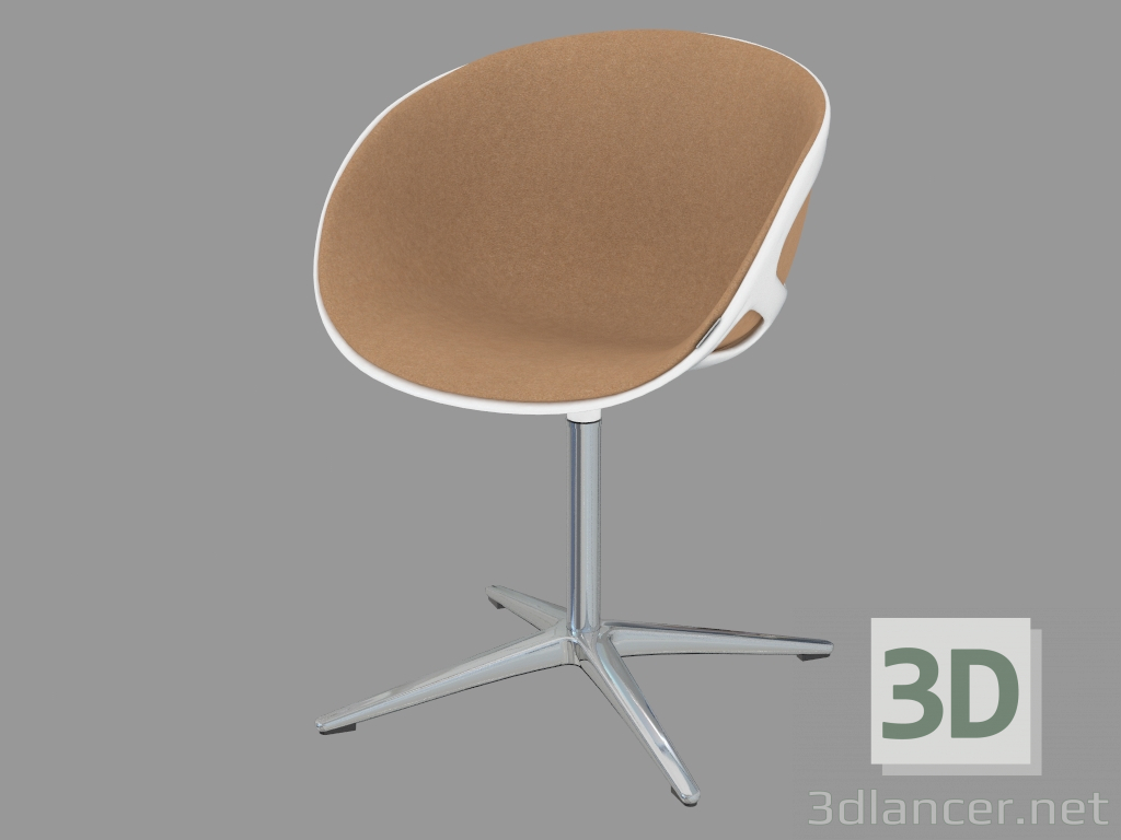 3 डी मॉडल अंदर असबाब के साथ कुर्सी रिन - पूर्वावलोकन