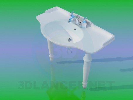 3d model Washbasin - preview 3d model Washbasin - preview