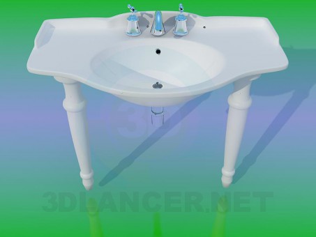 3d model Washbasin - preview 3d model Washbasin - preview