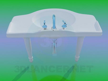 3d model Washbasin - preview 3d model Washbasin - preview