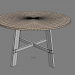 3d Round dining table By Pointhouse model buy - render