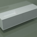 3d model Washbasin with drawers (06UCA34S1, Silver Gray C35, L 192, P 50, H 48 cm) - preview