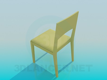 modelo 3D Silla - escuchar modelo 3D Silla - escuchar