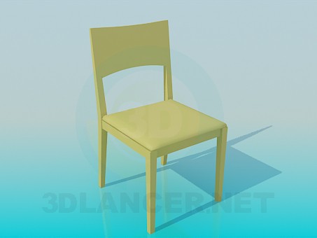 modelo 3D Silla - escuchar modelo 3D Silla - escuchar