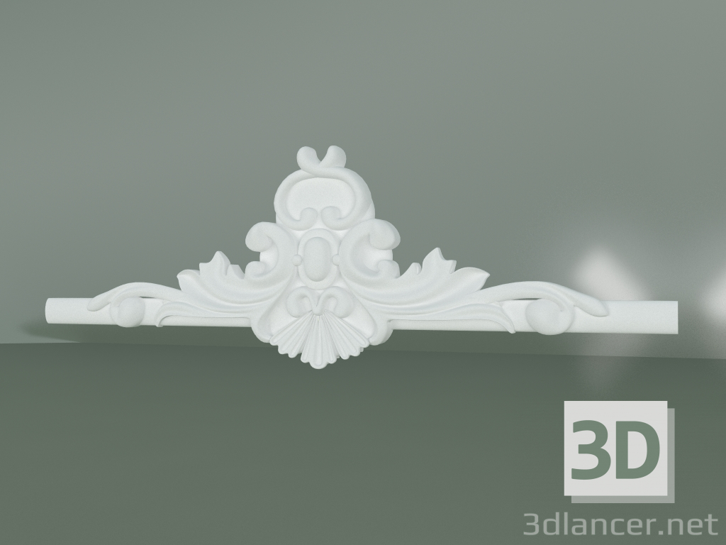modello 3D Elemento decorativo in stucco ED043 - anteprima
