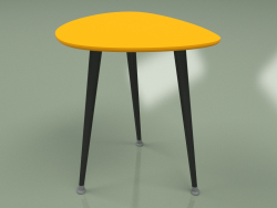 Приставной столик Капля (оранжевый)