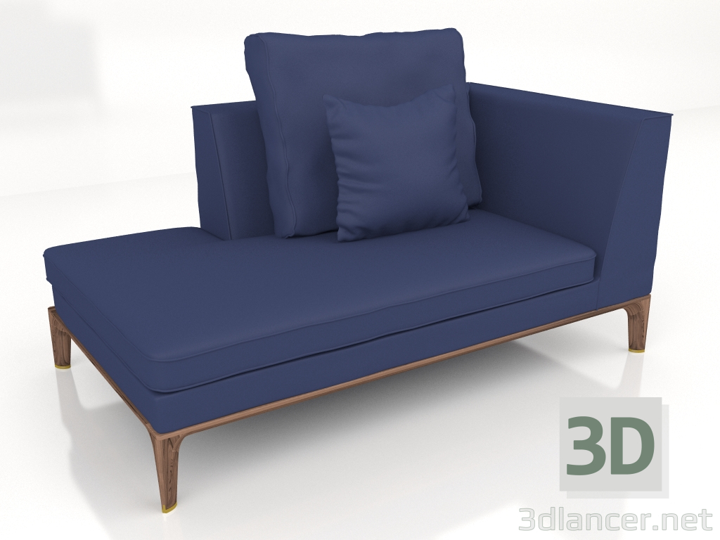 modèle 3D Transat DG 176 chaise longue RH - preview
