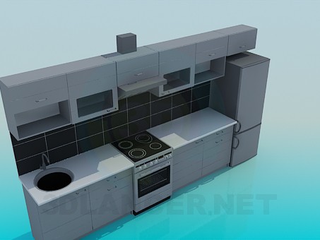 modèle 3D Cuisine - preview