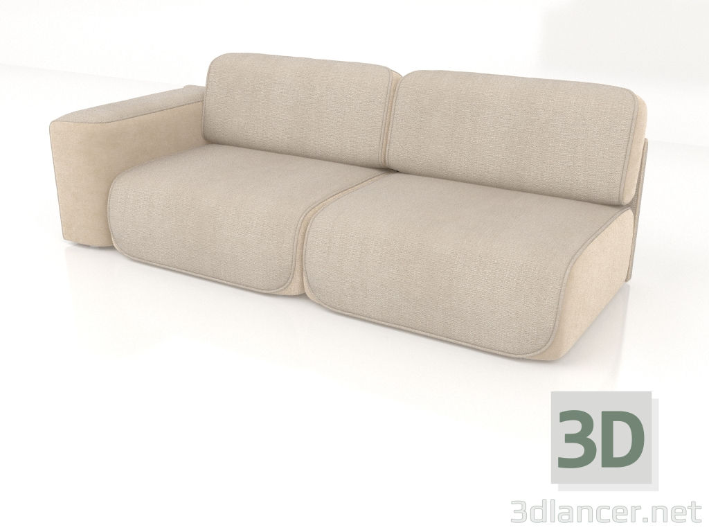 modèle 3D Canapé modulable (ST736) - preview