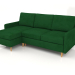 3d модель Лайф кутовий диван 3-місний розкладний – превью
