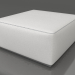 Modelo 3d Módulo sofá, pufe (Antracite) - preview