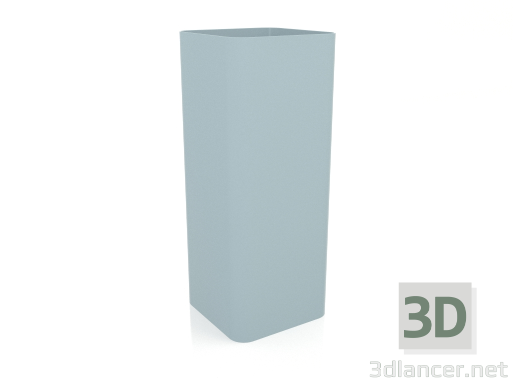 3D modeli Bitki saksısı 5 (Mavi gri) - önizleme