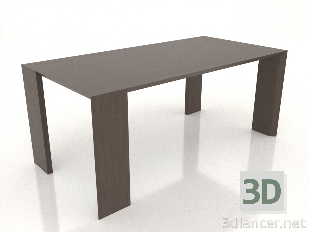 3D modeli Ispolin yemek masası 1800x900x750 mm (seçenek 1) - önizleme 3D modeli Ispolin yemek masası 1800x900x750 mm (seçenek 1) - önizleme